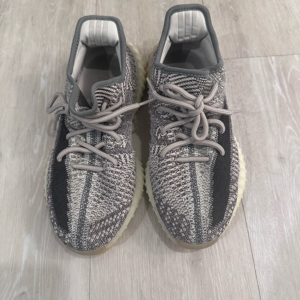 Yeezy Gray and Cream Sneakers